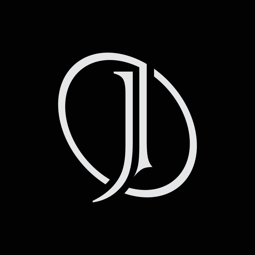 vettore del logo della lettera j