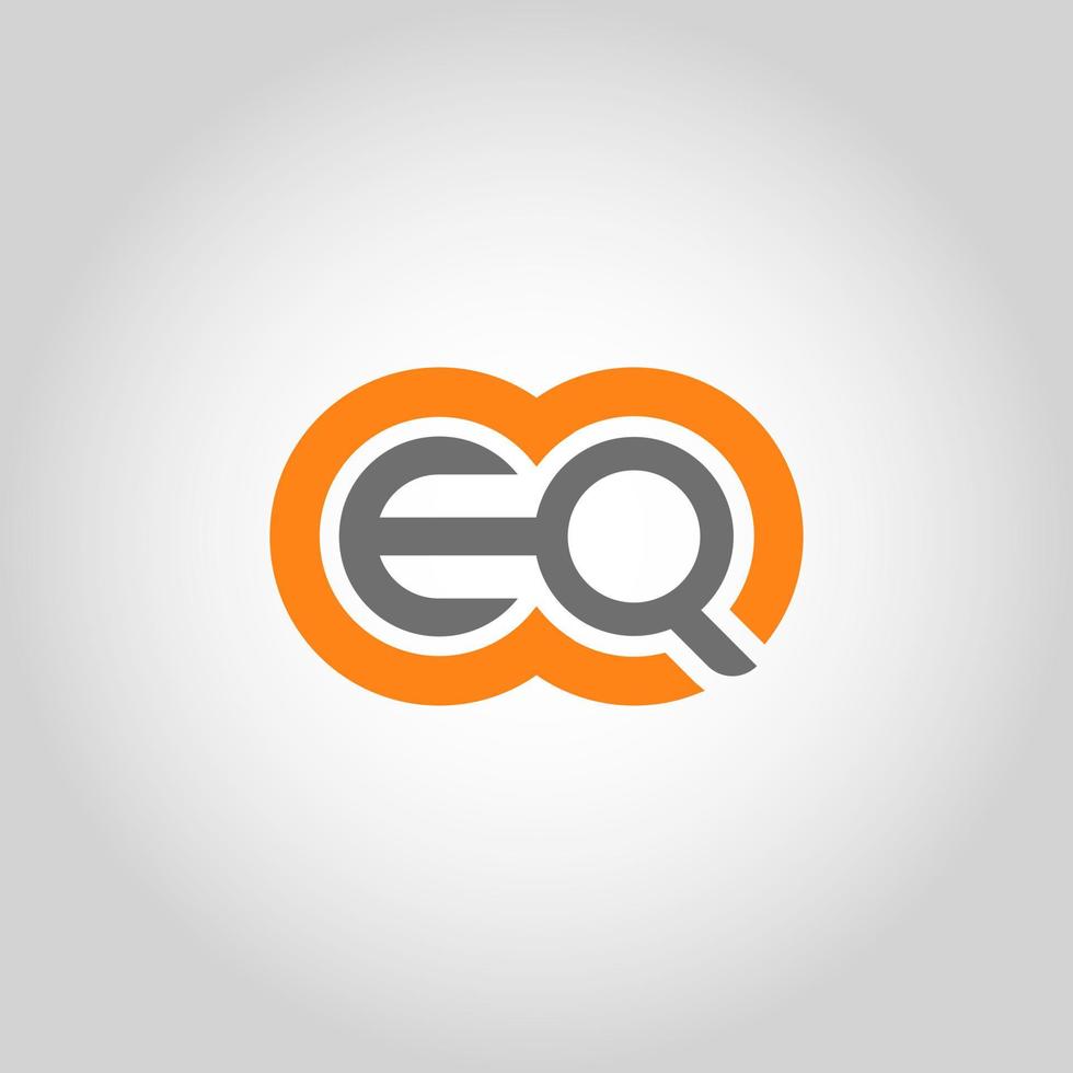 lettera eq logo design file vettoriale gratuito.