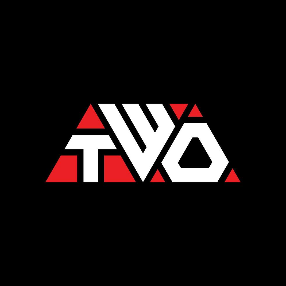 design del logo a due lettere triangolari con forma triangolare. monogramma di design con logo a due triangoli. modello di logo vettoriale a due triangoli con colore rosso. due loghi triangolari semplici, eleganti e lussuosi. Due