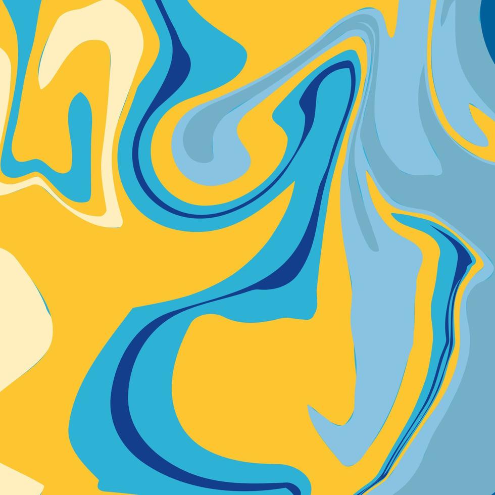 struttura in marmo nei colori blu e giallo. immagine vettoriale astratta.