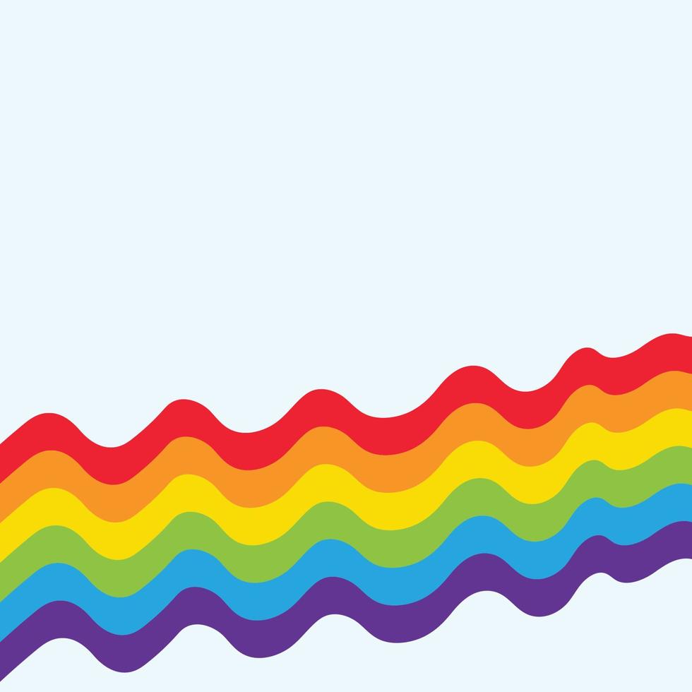 illustrazione vettoriale di abstrack sfondo arcobaleno