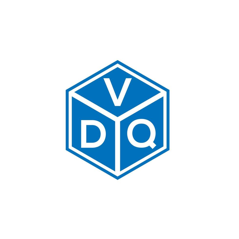 vdq lettera logo design su sfondo nero. vdq creative iniziali lettera logo concept. disegno della lettera vdq. vettore