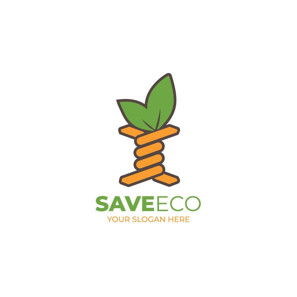 salva ecologo vettore