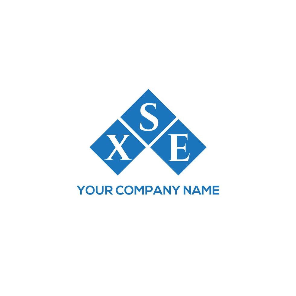 xse lettera logo design su sfondo bianco. xse creative iniziali lettera logo concept. disegno della lettera xse. vettore