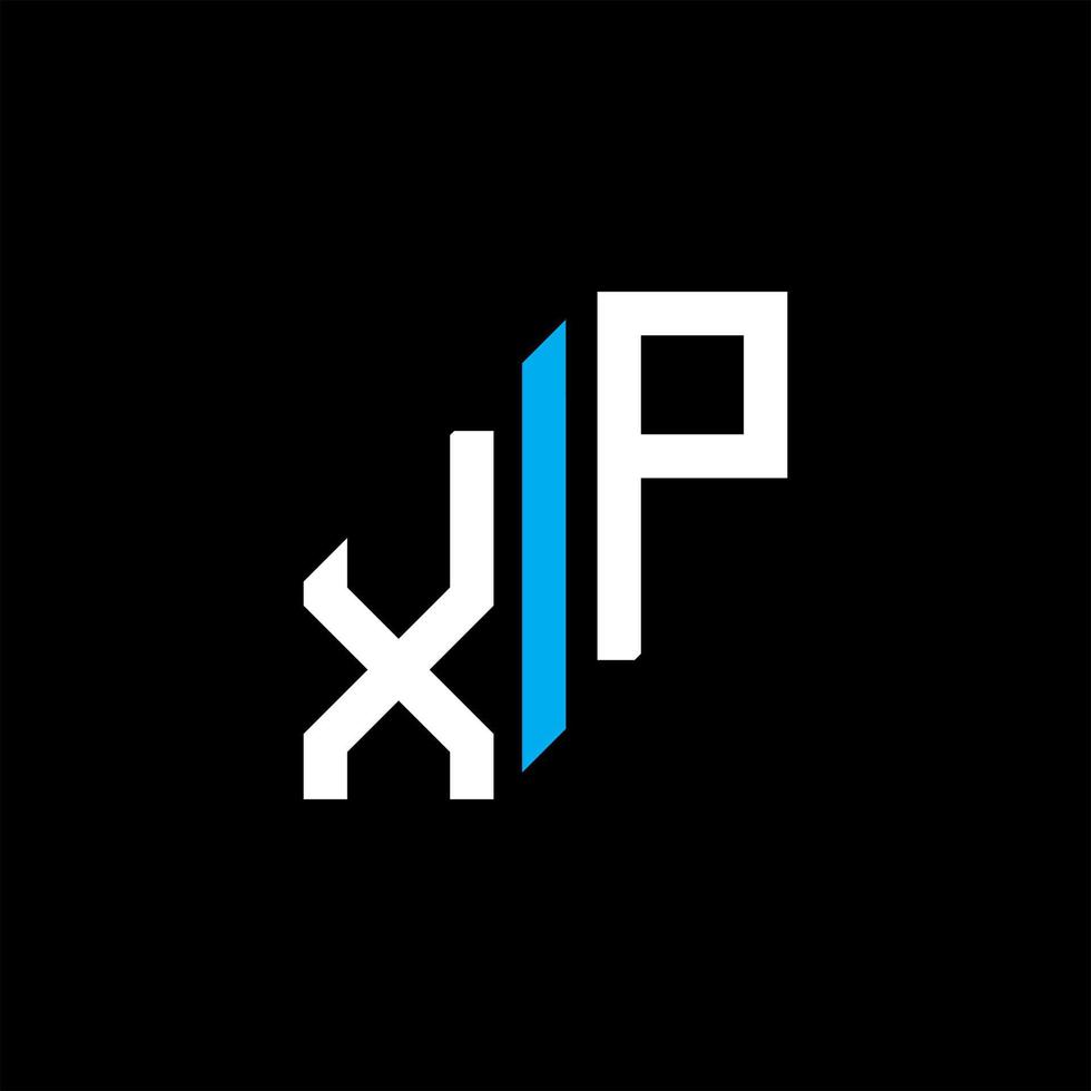 xp lettera logo design creativo con grafica vettoriale