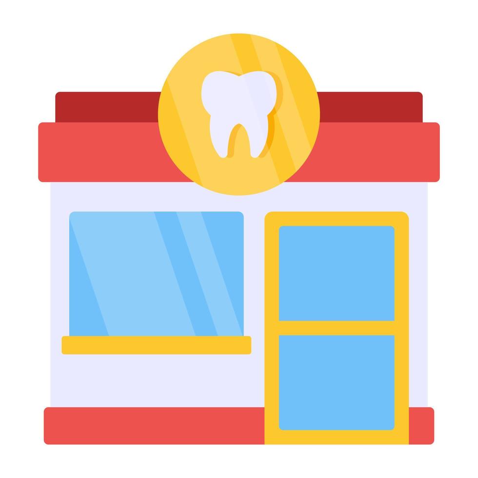 icona di download premium della clinica dentale vettore