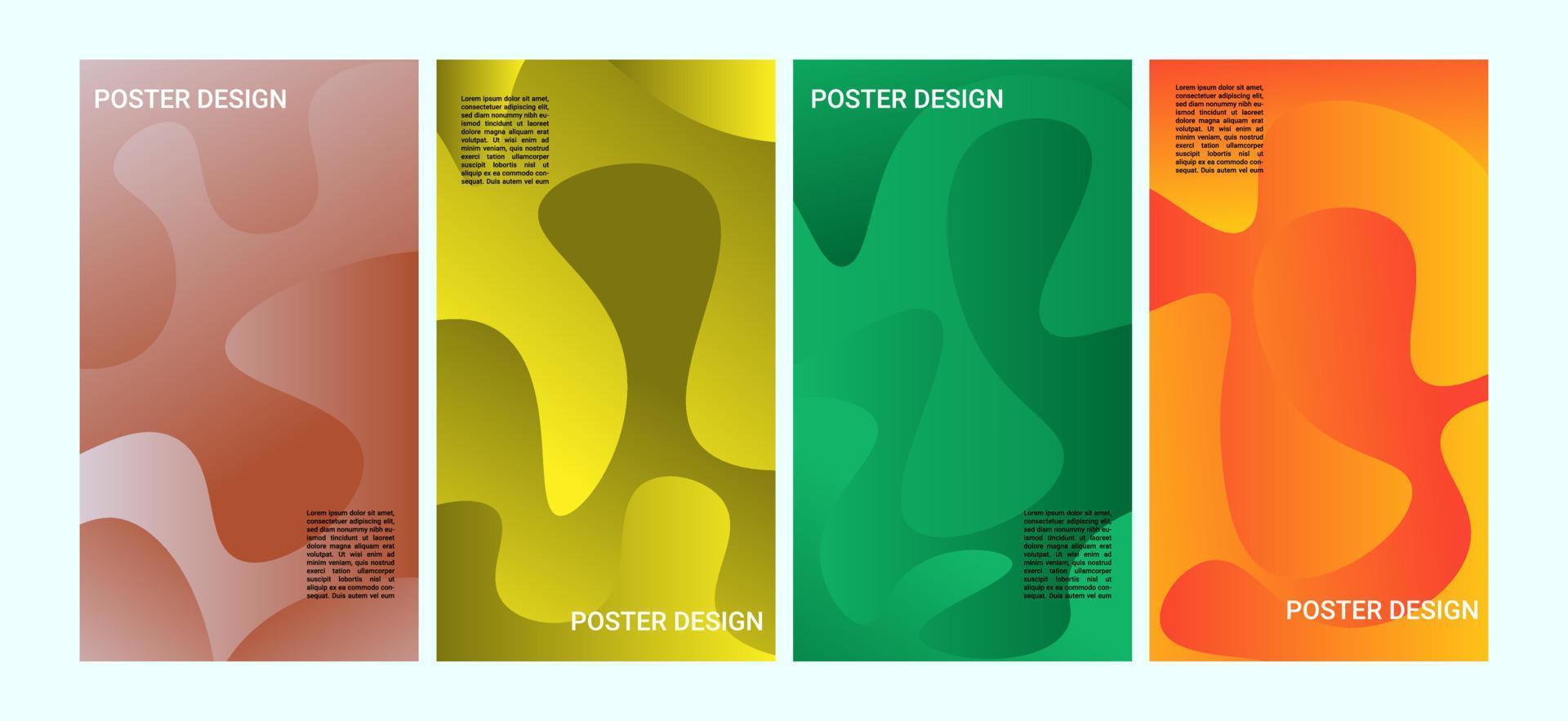 poster di geometria creativa e modello di copertina per banner, libri, riviste, promozione delle vendite e post sui social media vettore
