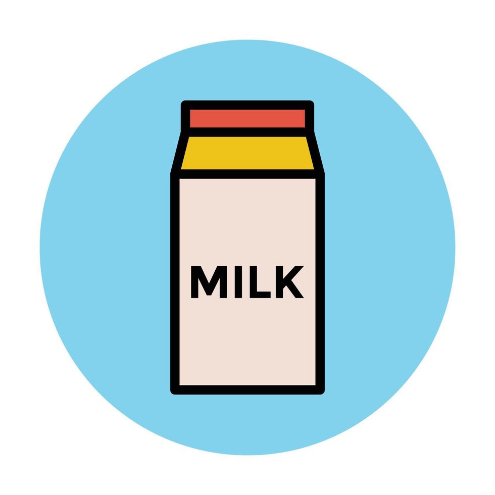 concetti di latte alla moda vettore
