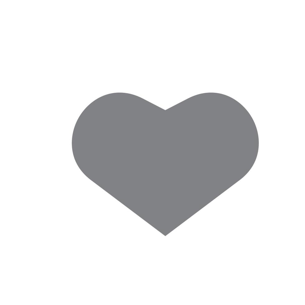 vettore icona cuore. simbolo d'amore. segno di san valentino. come icona
