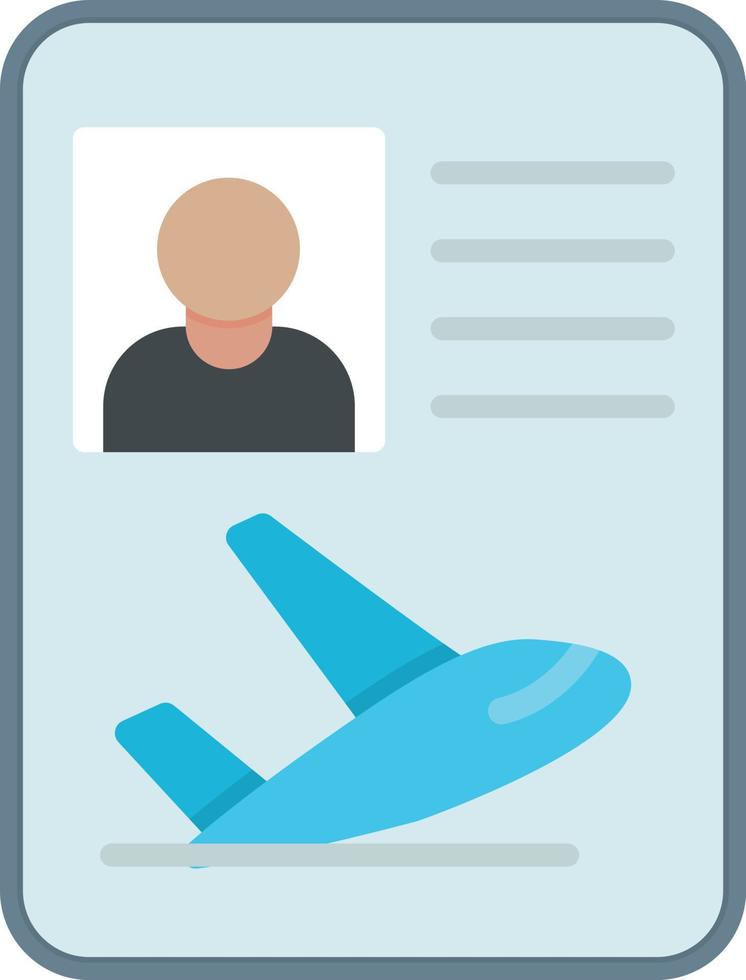 icona piatta del visto vettore