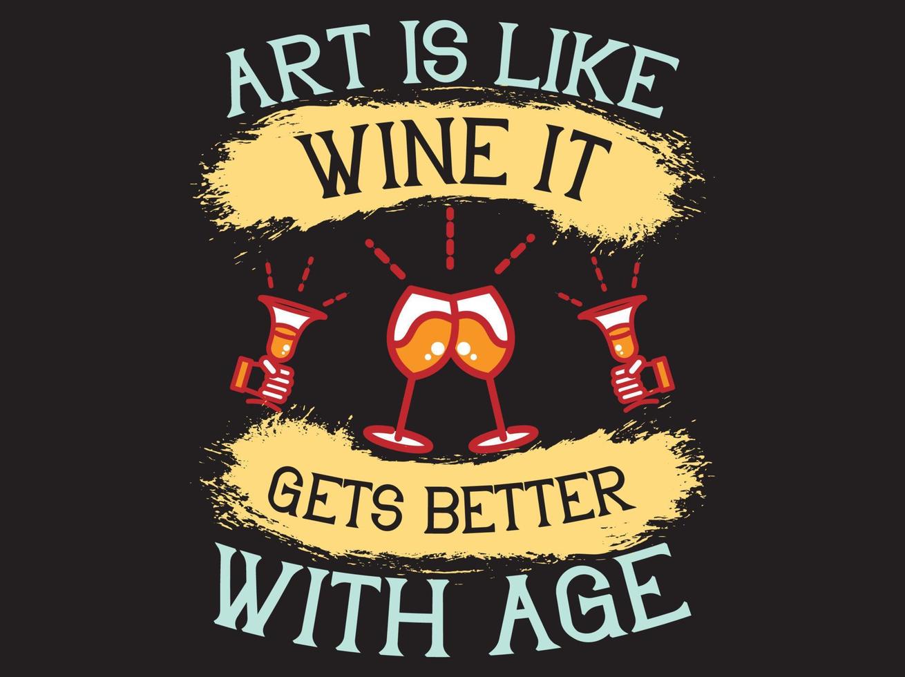 file vettoriale di design t-shirt vino