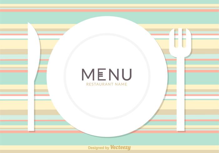 Ristorante gratuito Menu Menu Vector Design