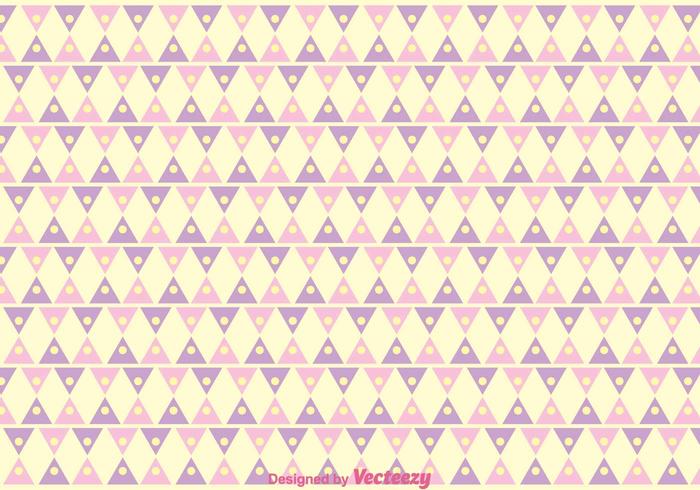 Triangolo Girly Pattern Vector