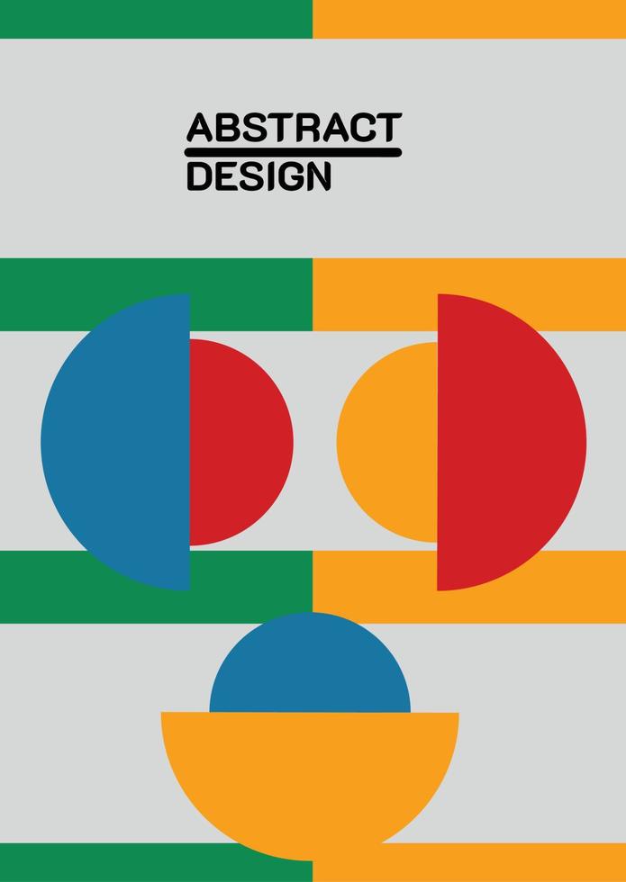 set di copertine astratte moderne, design minimale di copertine. sfondo geometrico colorato, illustrazione vettoriale. vettore