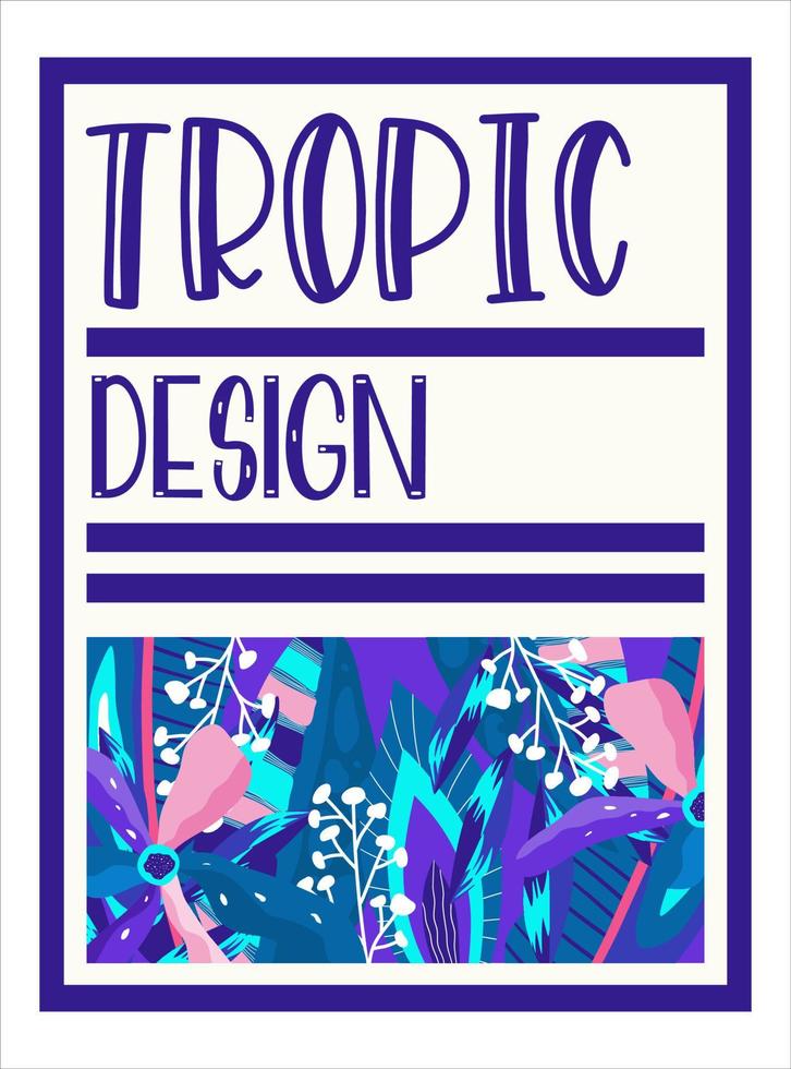 tela giungla tropicale al neon. carta da parati botanica estiva. giungla botanica. vettore di sfondo di arte astratta. vettore del fondo di arte del fogliame tropicale. poster floreale al neon.