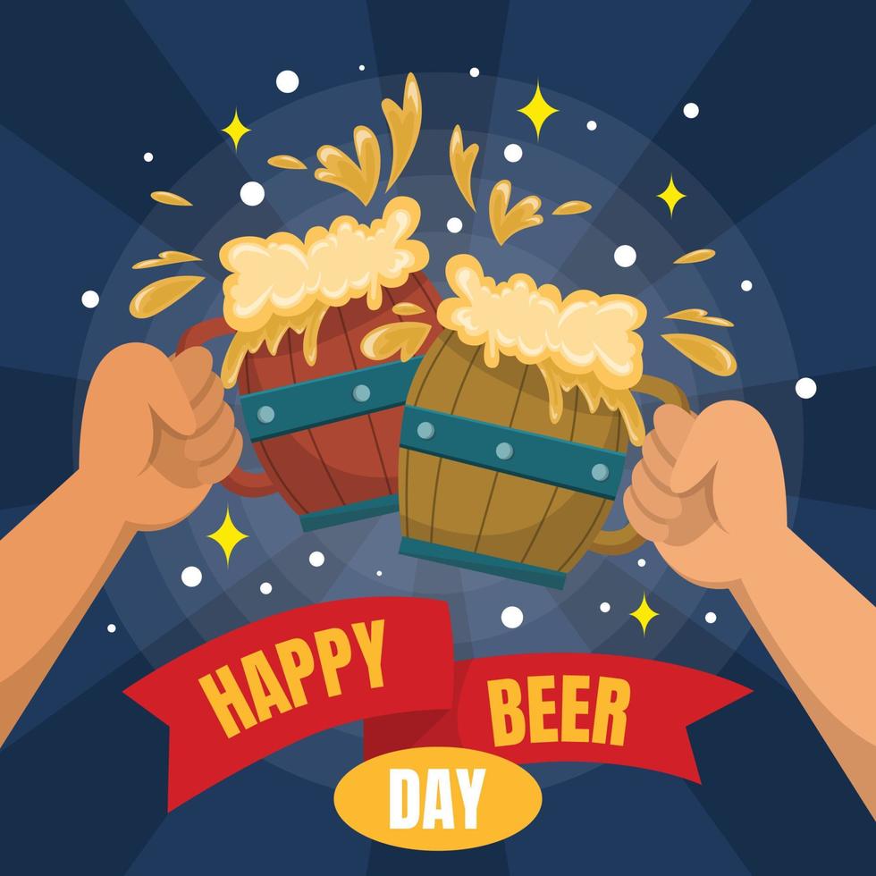 giornata internazionale della birra vettore