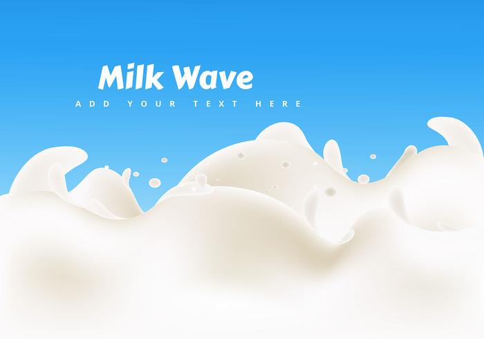 Latte Wave Design Vector