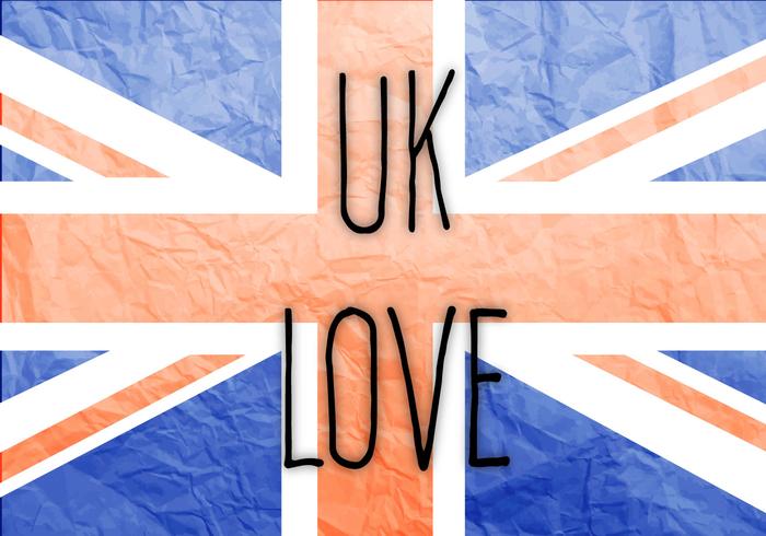 UK Love Vector gratuito