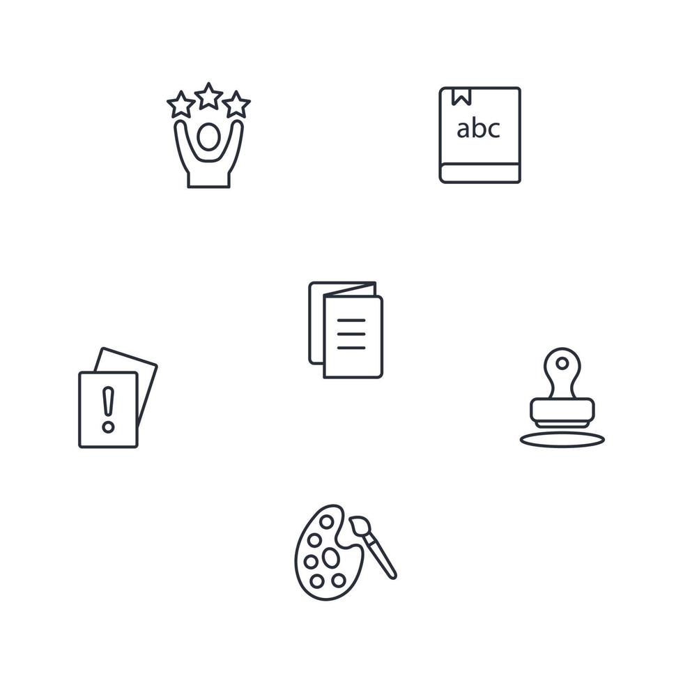 set di icone di design aziendale e identità aziendale. elementi vettoriali di simbolo del pacchetto di design aziendale e identità aziendale per il web infografico