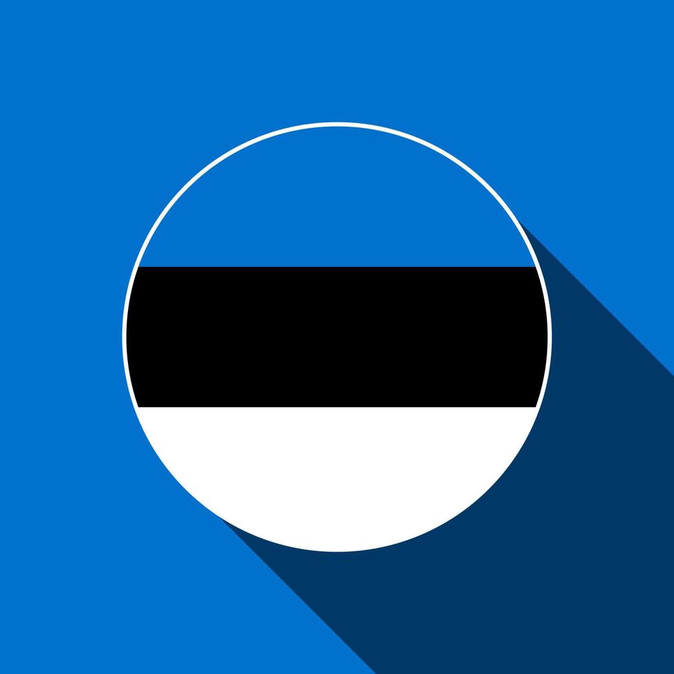 paese estonia. bandiera dell'estonia. illustrazione vettoriale. vettore