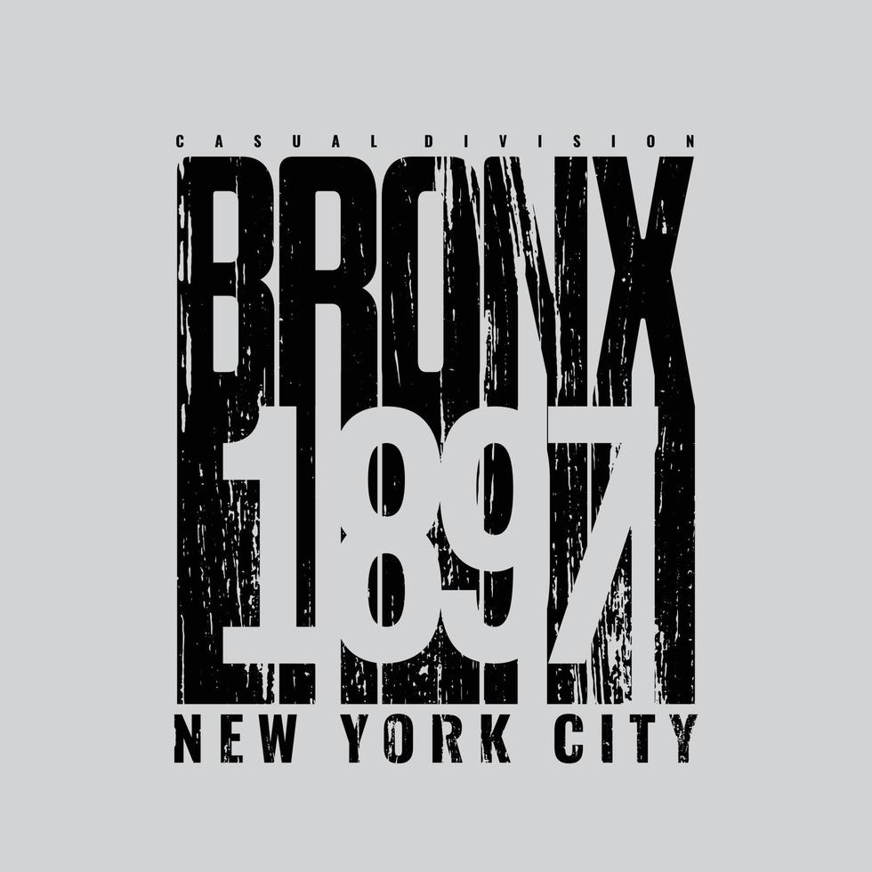 design di t-shirt e abbigliamento new york brooklyn vettore