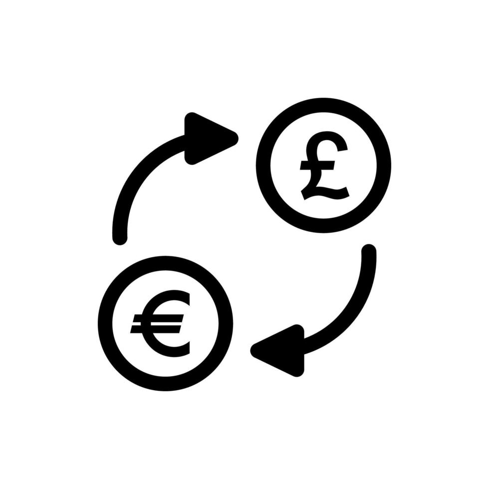 valuta icona eps 10 vettore