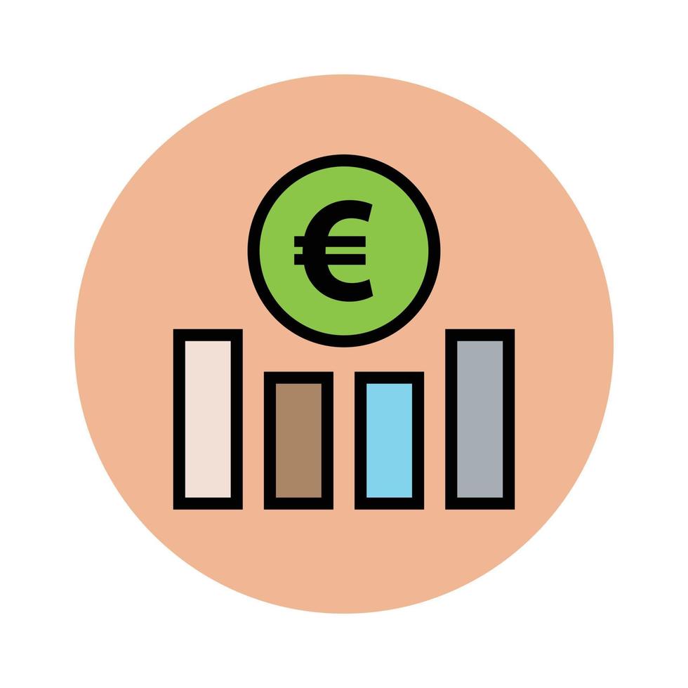 grafico finanziario alla moda vettore