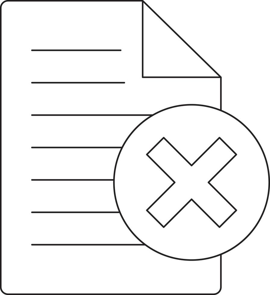 icona del foglio per il testo. vettore