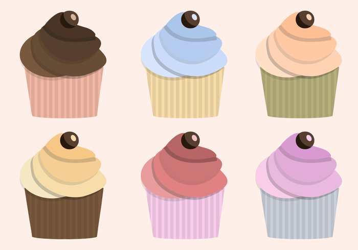 Vettore di Cupcake gratuito