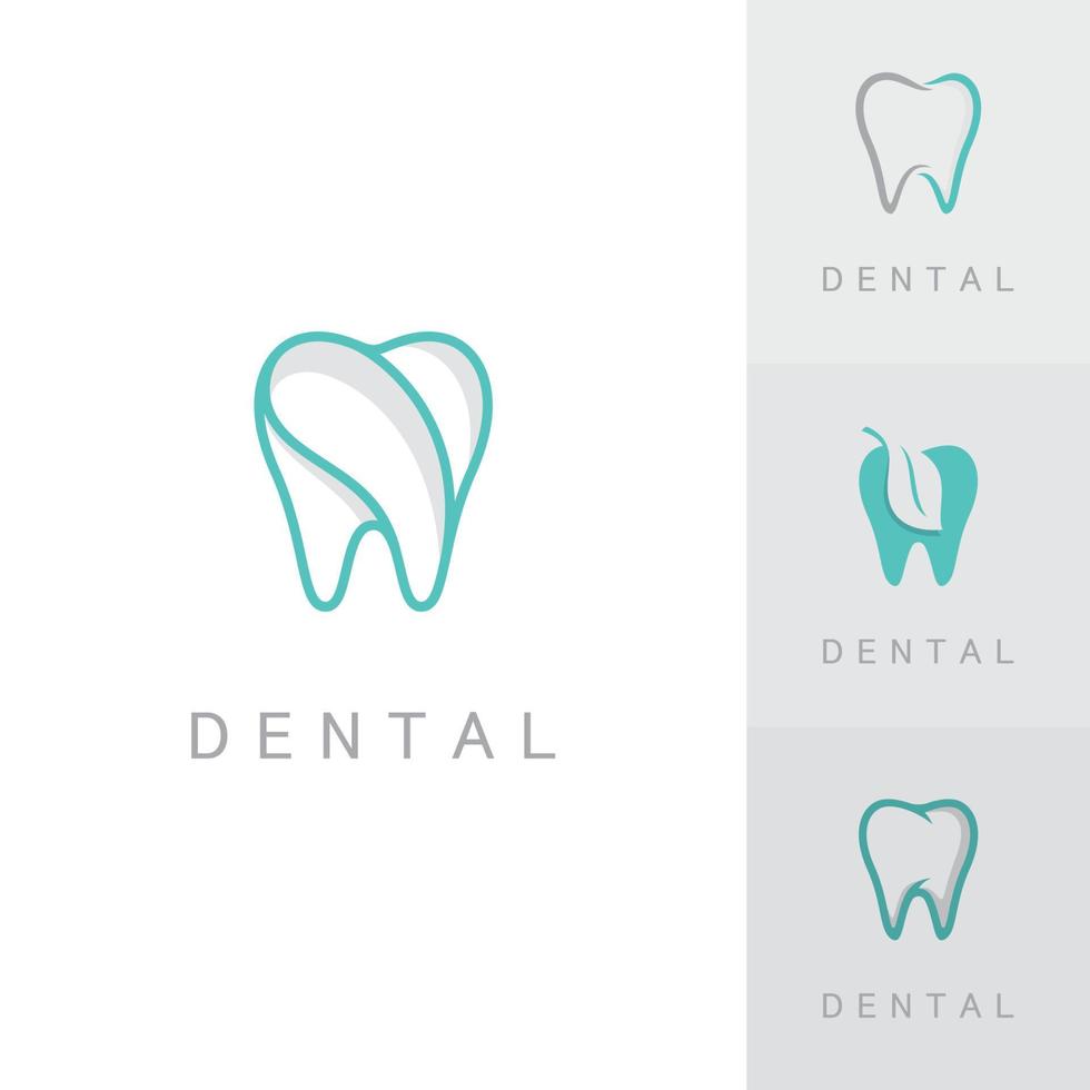 logo della clinica odontoiatrica. dentista e bocca di salute. illustrazione per la tua attività vettore