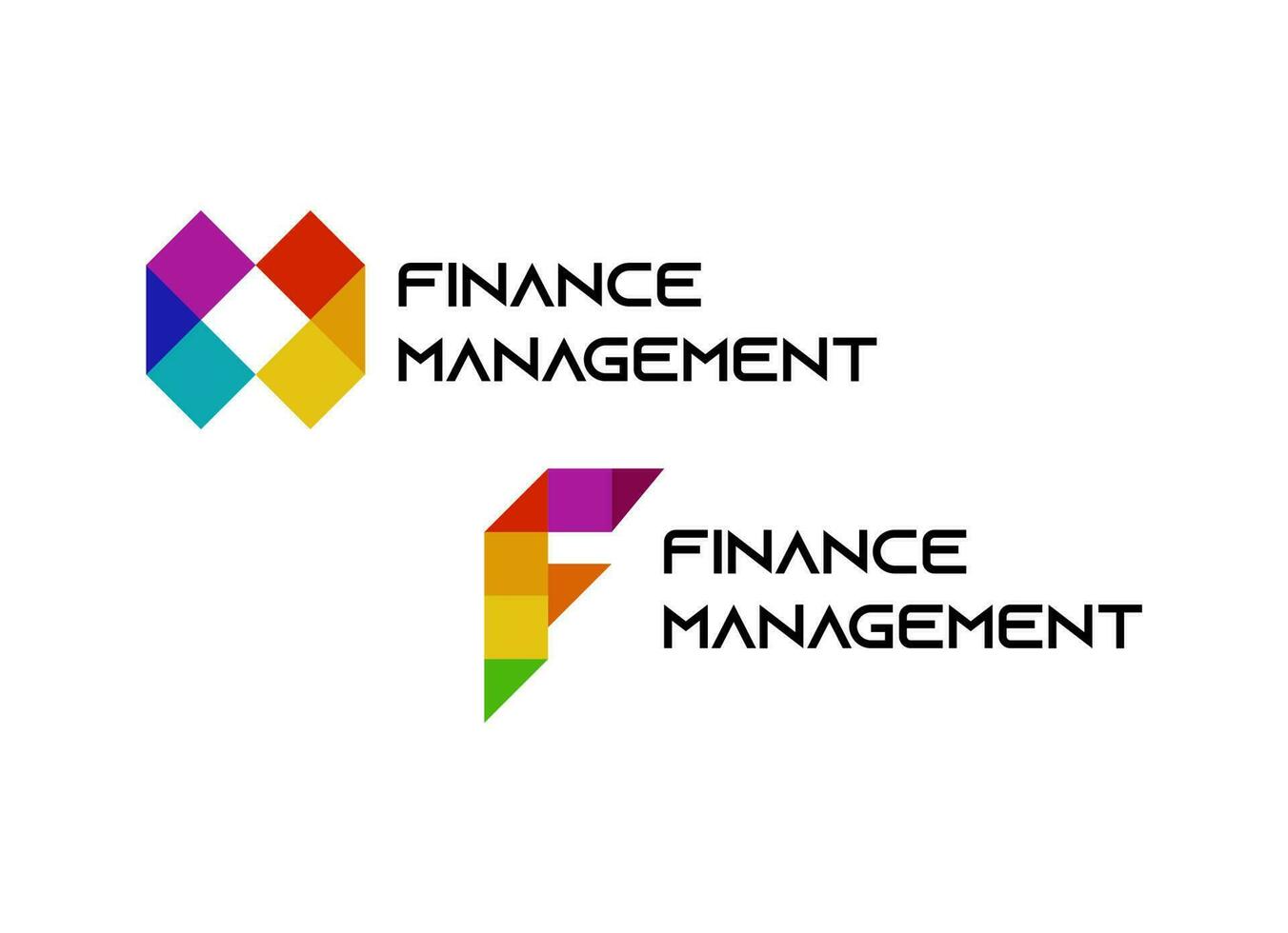 concetto di logotipo di società finanziaria vettore