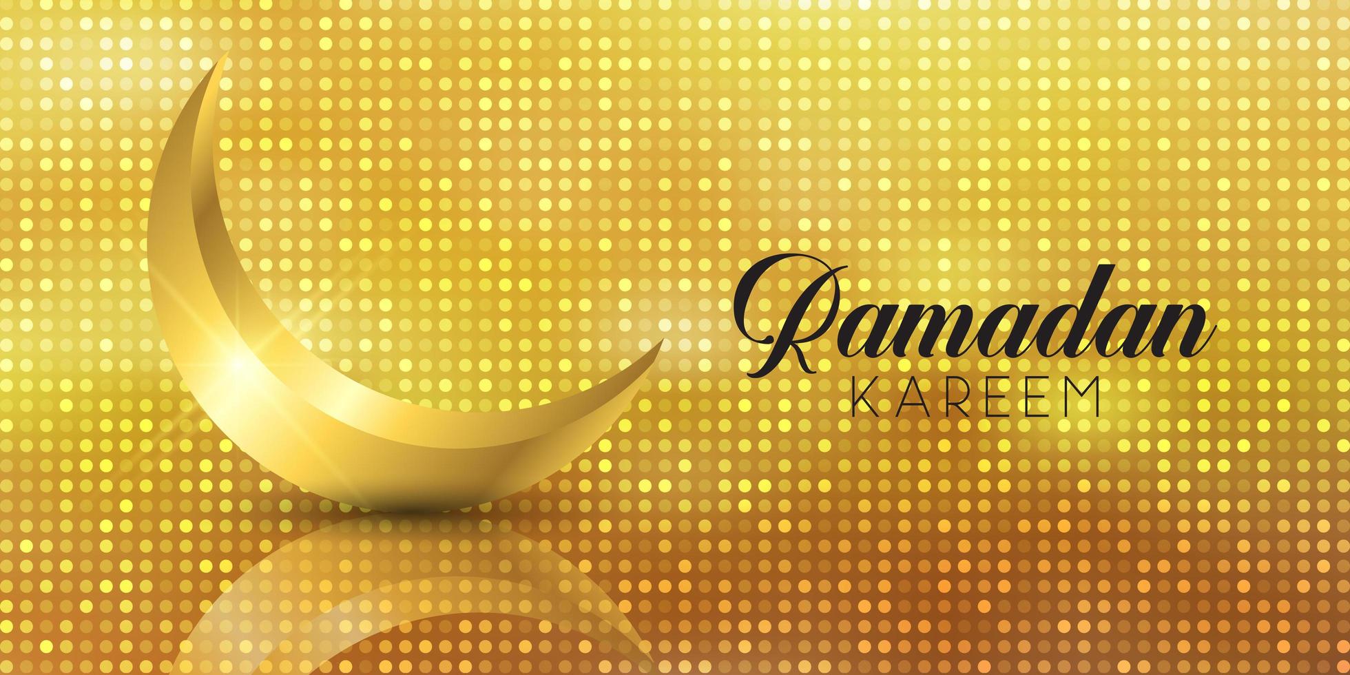 banner di Ramadan Kareem vettore