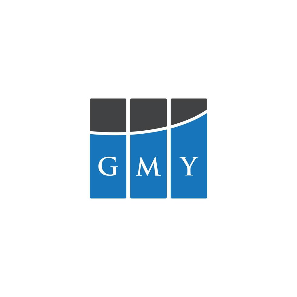 gmy lettera logo design su sfondo bianco. gmy creative iniziali lettera logo concept. disegno della lettera gmy. vettore