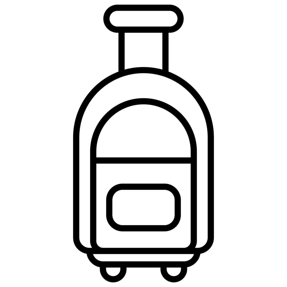 icona della valigia con sfondo trasparente vettore