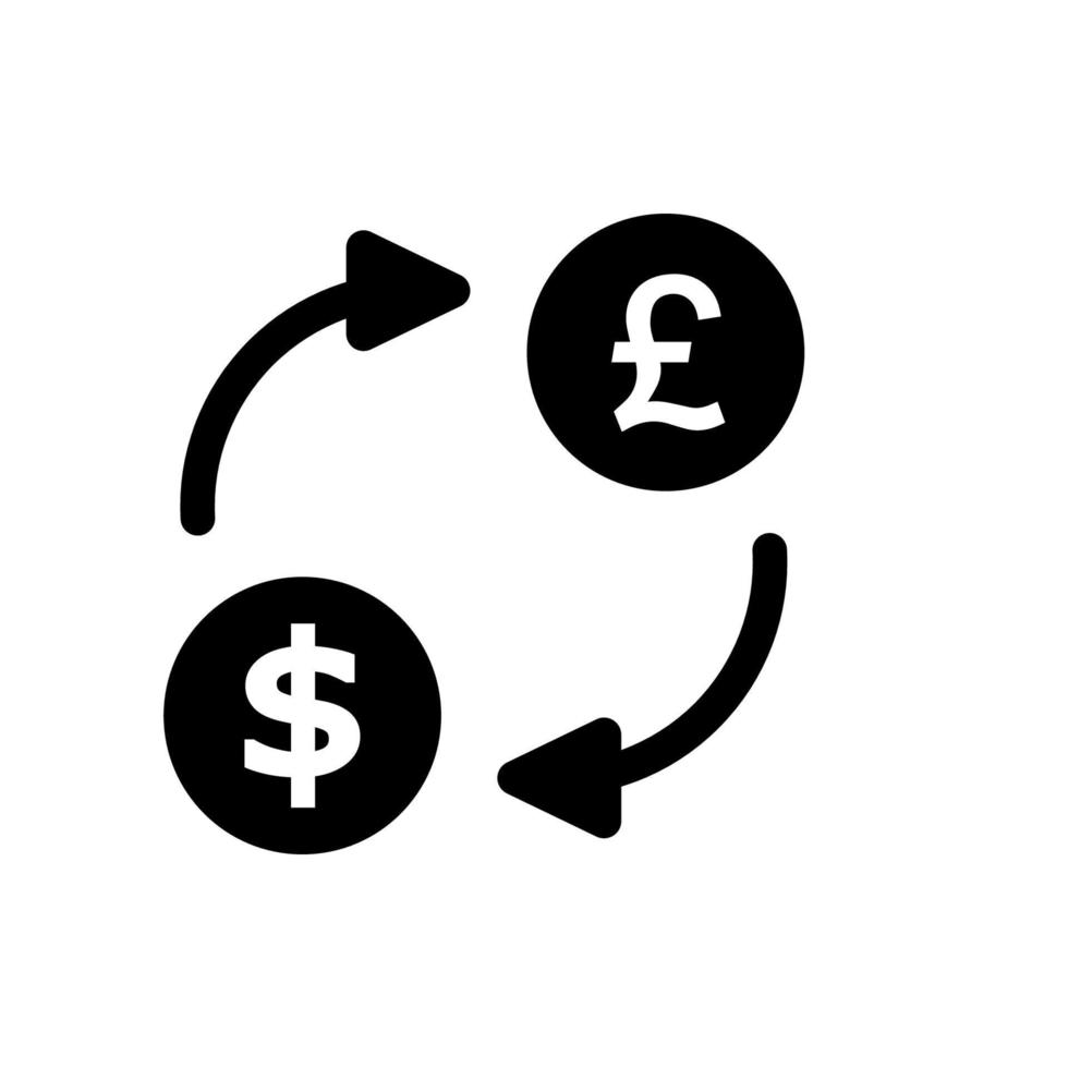 valuta icona eps 10 vettore