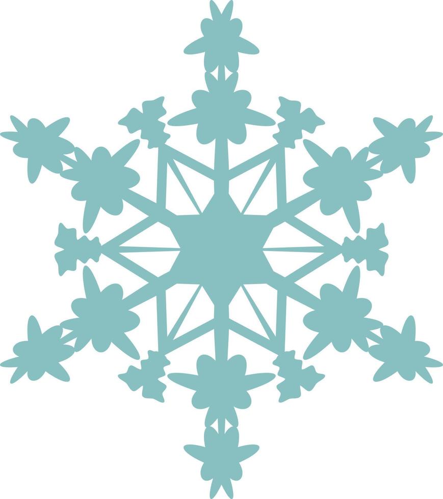 grafica di fiocchi di neve vector design.the bellissimo elemento per molti scopi.