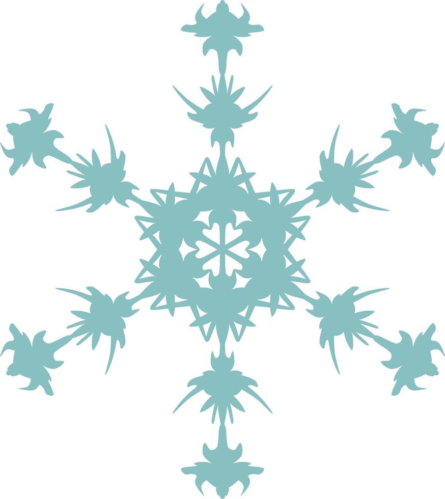 grafica di fiocchi di neve vector design.the bellissimo elemento per molti scopi.