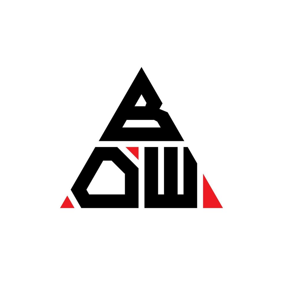 design del logo della lettera del triangolo dell'arco con forma triangolare. monogramma di design del logo del triangolo dell'arco. modello di logo vettoriale triangolo di prua con colore rosso. logo triangolare fiocco logo semplice, elegante e lussuoso.