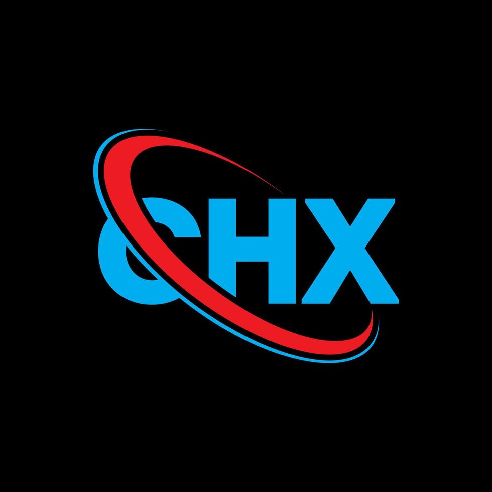 logo chx. lettera chx. chx lettera logo design. iniziali chx logo collegate con cerchio e logo monogramma maiuscolo. tipografia chx per il marchio tecnologico, commerciale e immobiliare. vettore