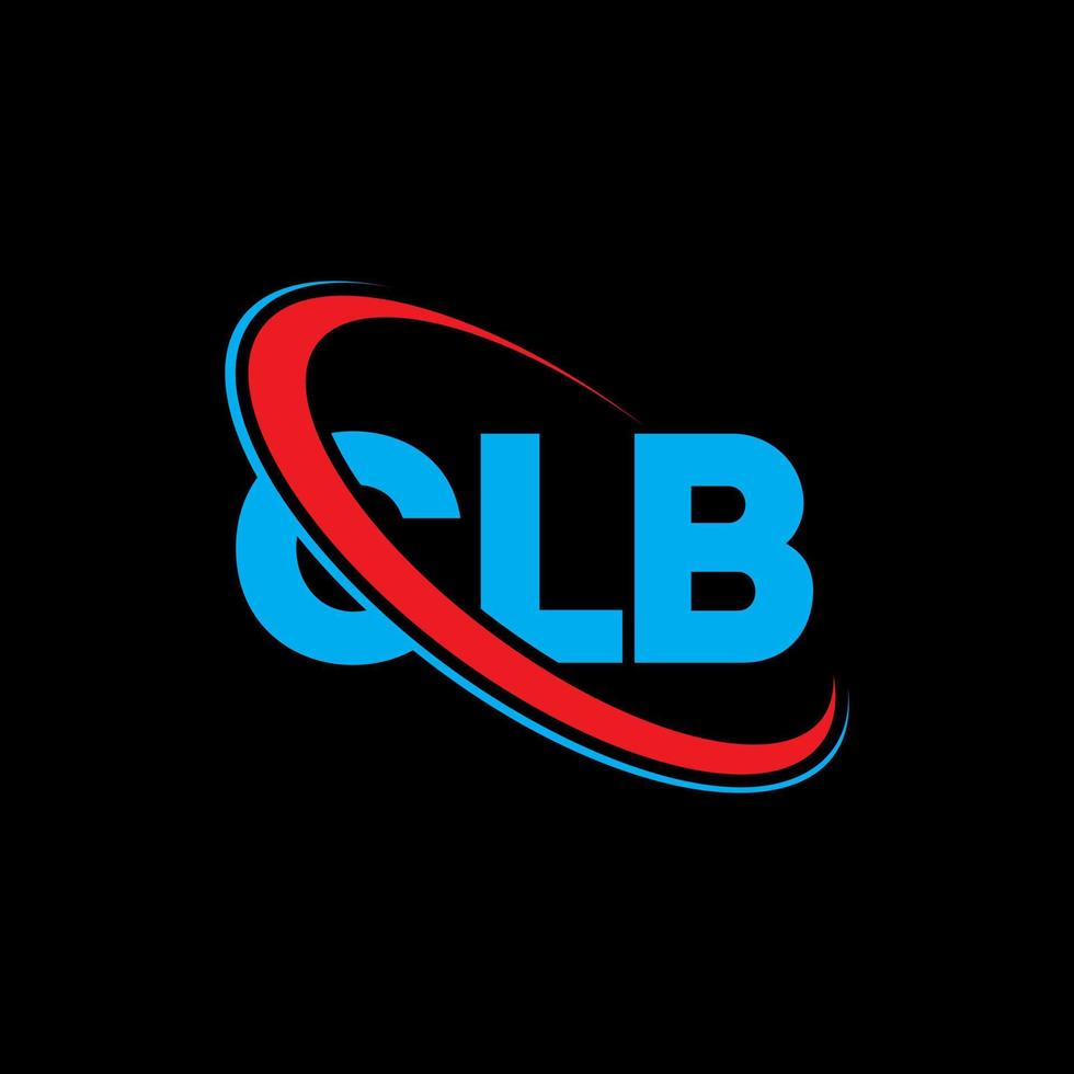 logo del club. lettera clb. design del logo della lettera clb. iniziali clb logo collegate con cerchio e logo monogramma maiuscolo. tipografia clb per il marchio tecnologico, commerciale e immobiliare. vettore