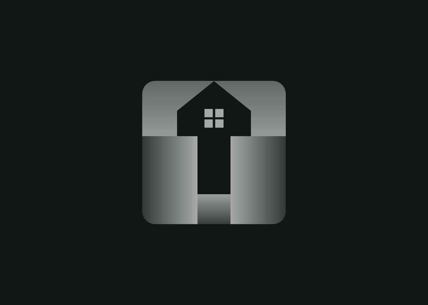 file vettoriale gratuito di design del logo della casa della lettera t