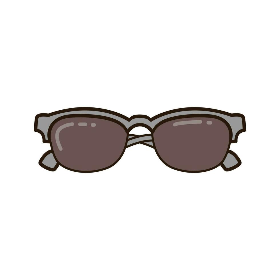 illustrazione vettoriale di occhiali. accessori da uomo