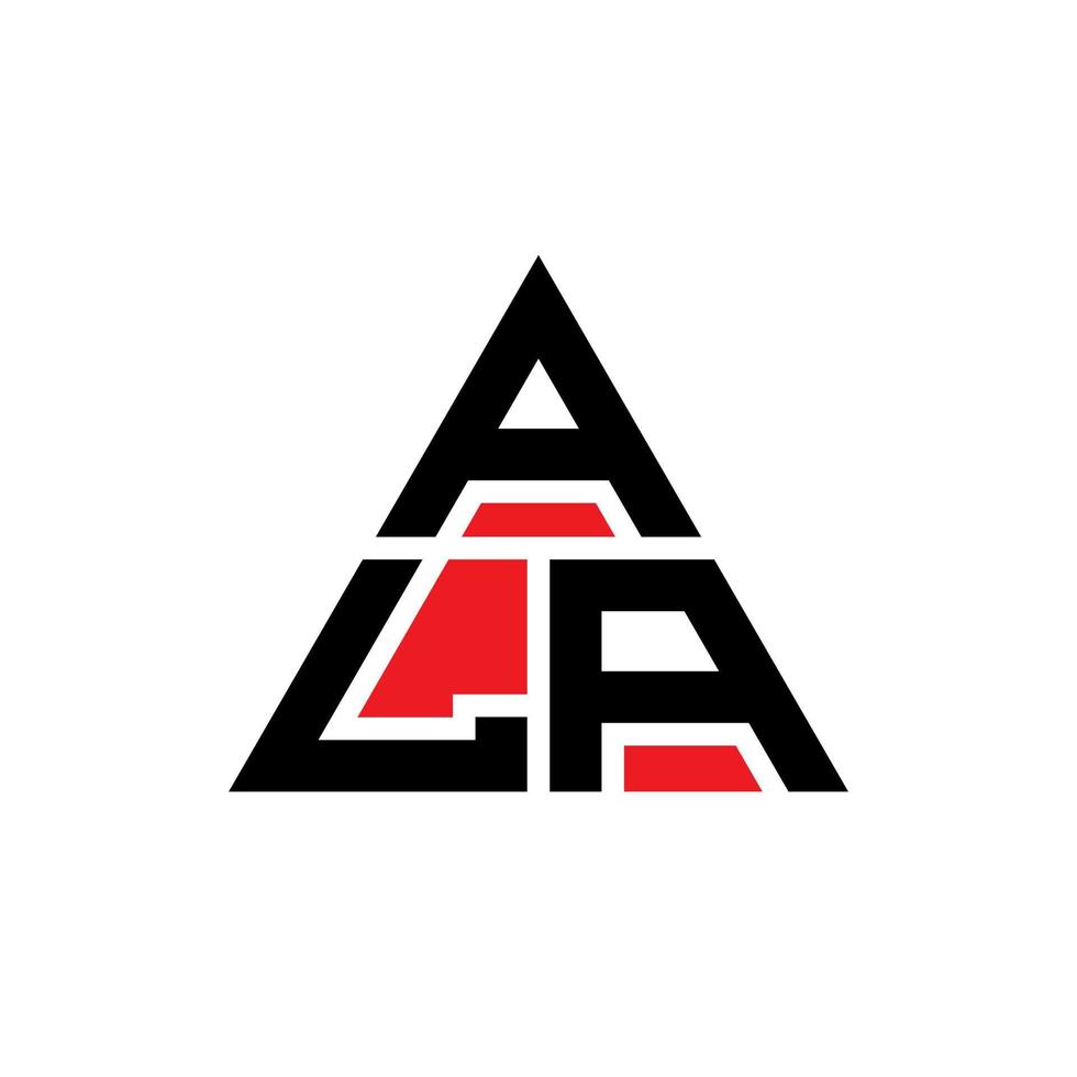 design del logo della lettera del triangolo ala con forma triangolare. monogramma ala triangolo logo design. modello di logo vettoriale triangolo ala con colore rosso. logo triangolare ala logo semplice, elegante e lussuoso.