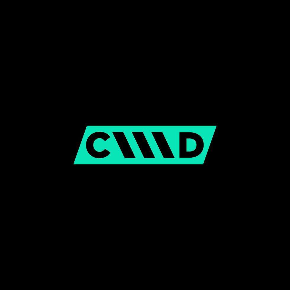 cmd logo illustrazione vettoriale isolato sfondo