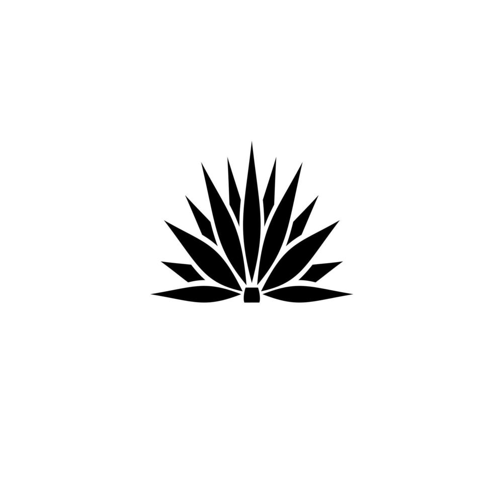 ispirazione per il design del logo vettoriale di agave