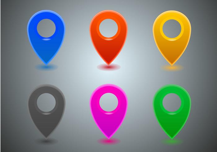 Mappa gratuita icone vettoriali