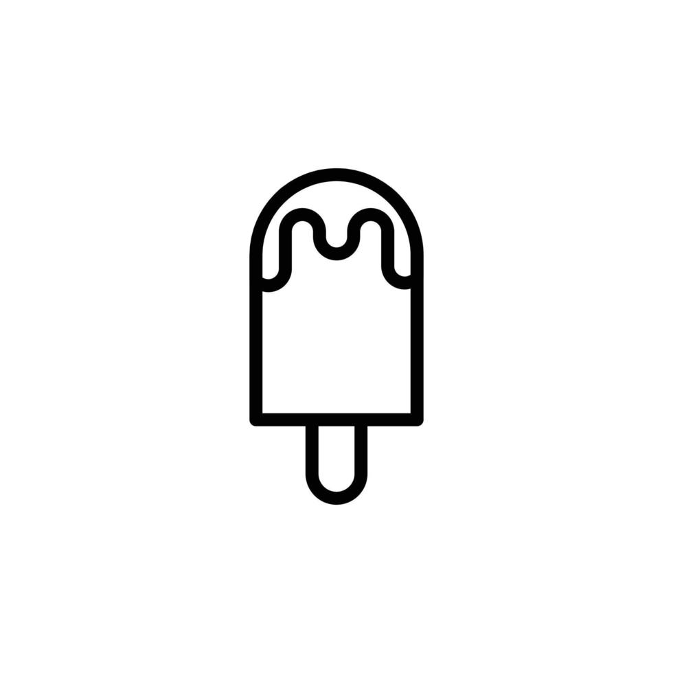 vettore di gelato per la presentazione dell'icona del simbolo del sito Web
