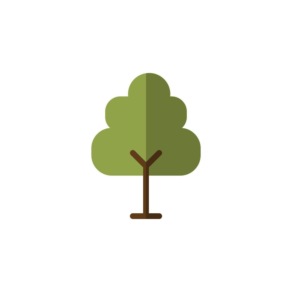 vettore dell'albero per la presentazione dell'icona del simbolo del sito Web