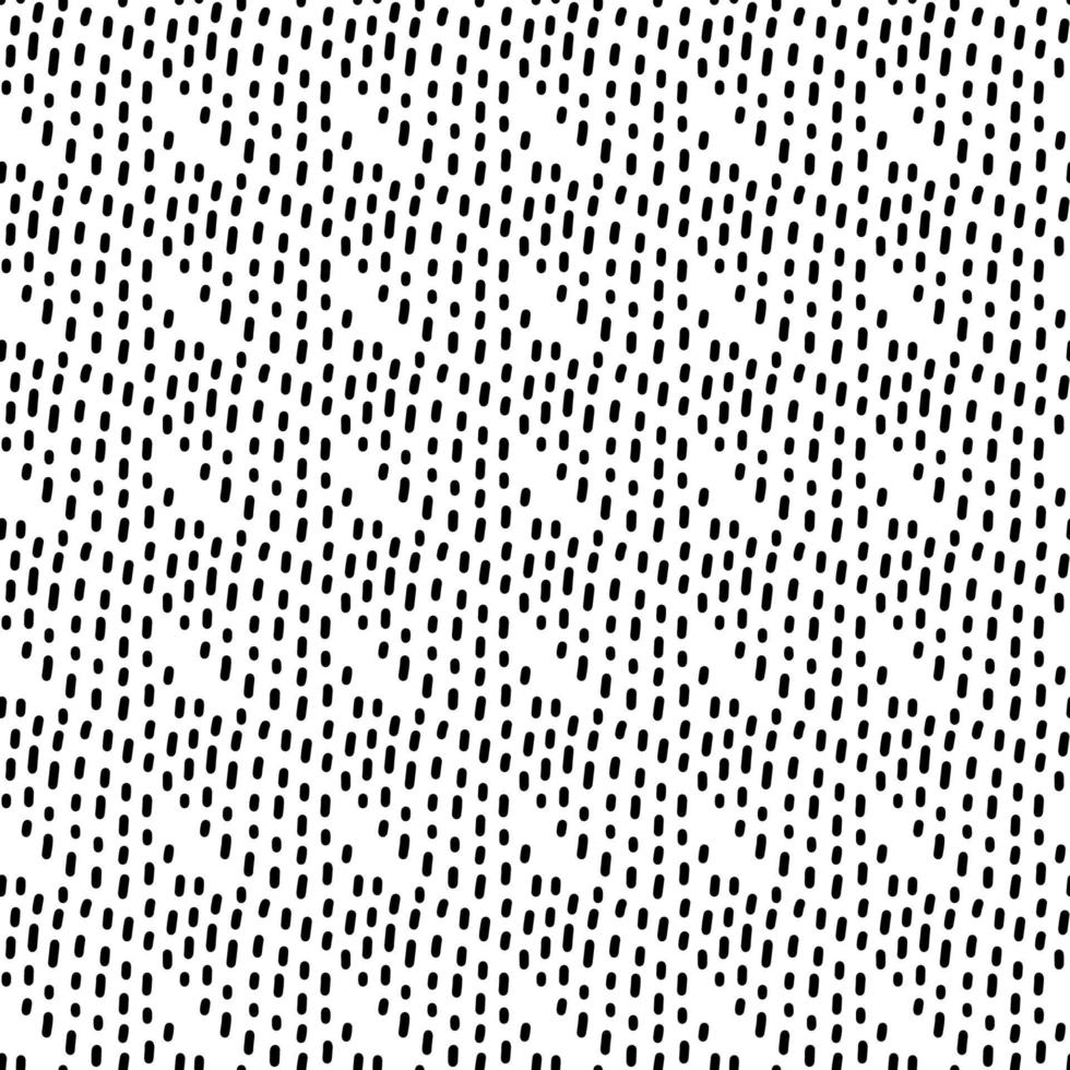 modello senza cuciture tratteggio geometrico disegnato a mano. ondate caotiche di colpi. illustrazione vettoriale semplice sfondo trama ripetibile infinita. bianco e nero