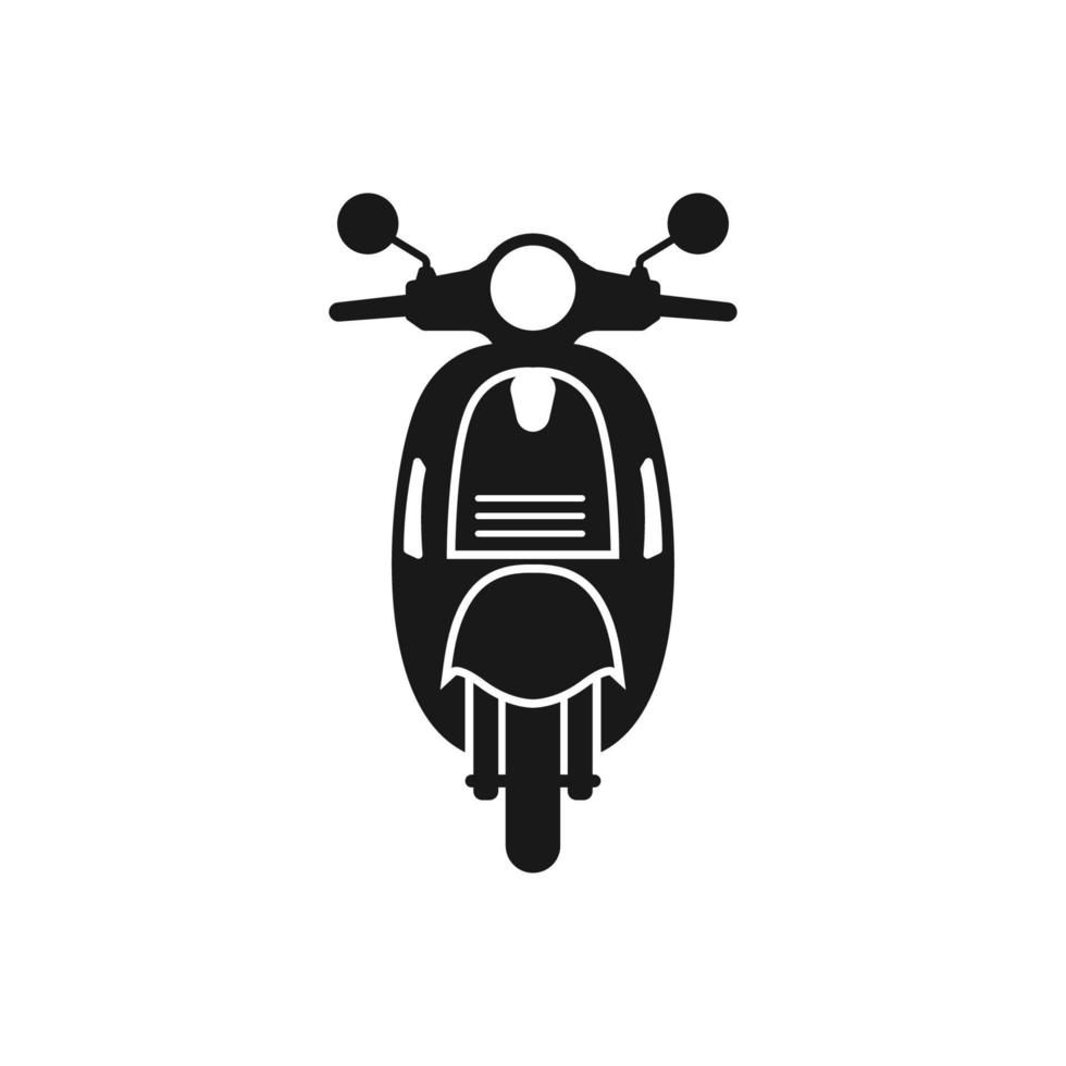 vettore di disegno dell'icona dello scooter